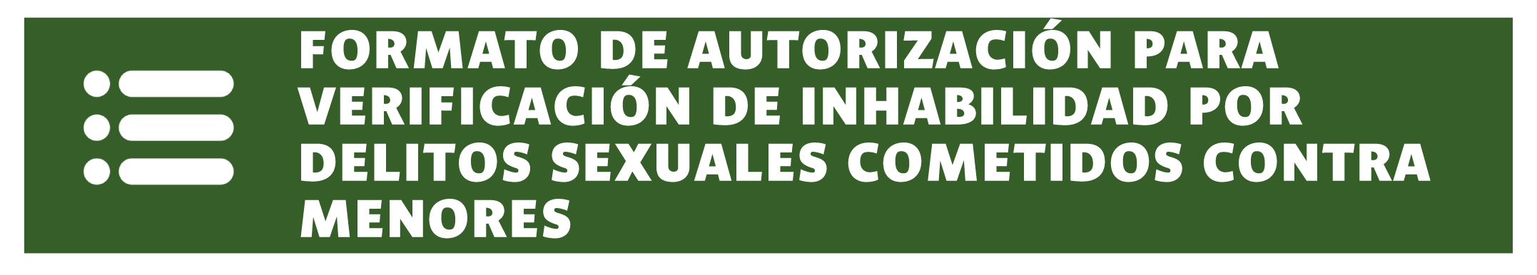 Formato de autorización